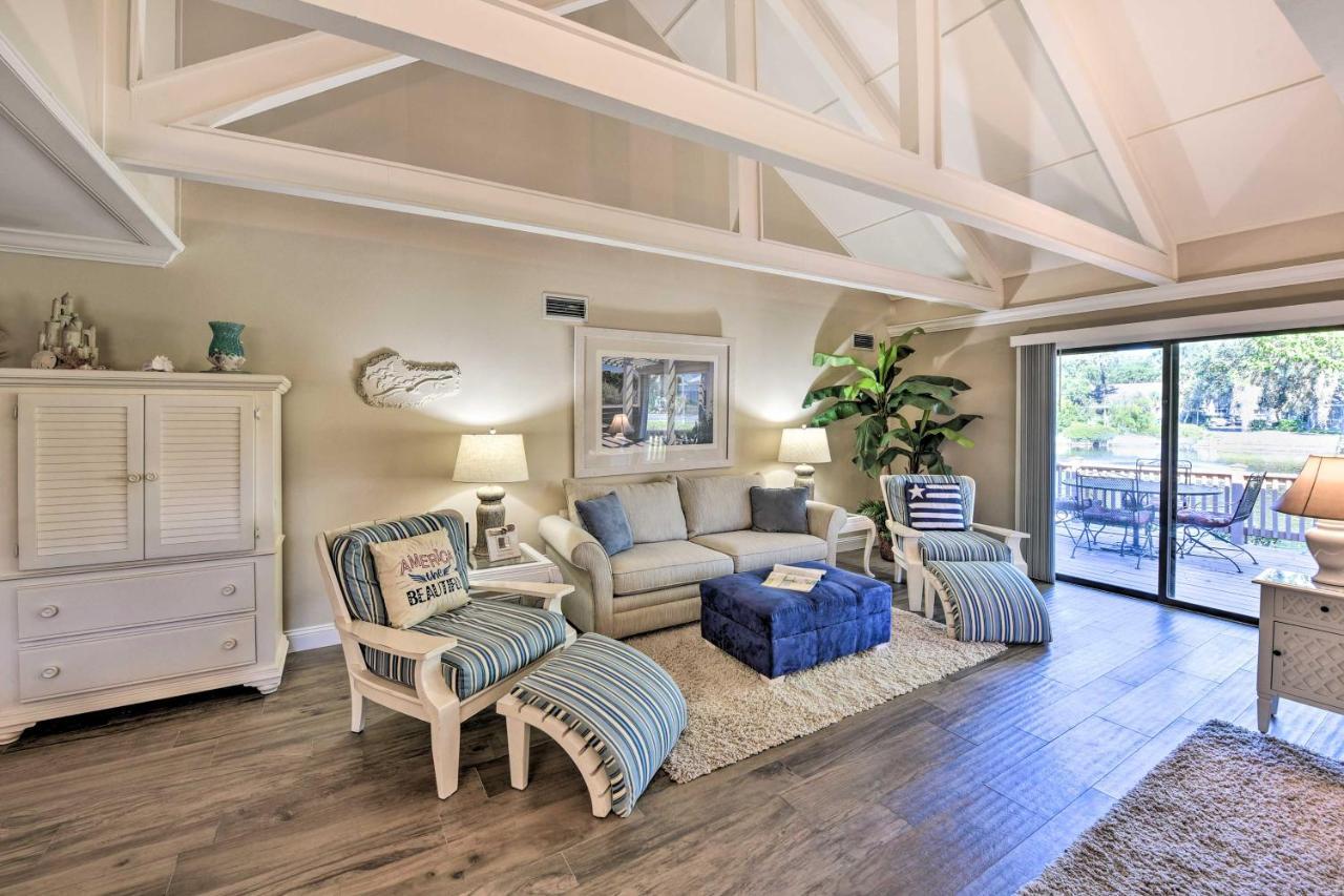 Palmetto Dunes Villa With Deck And Lagoon Views! Hilton Head Island Dış mekan fotoğraf