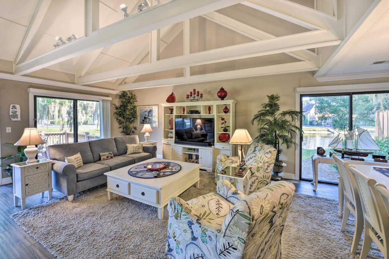 Palmetto Dunes Villa With Deck And Lagoon Views! Hilton Head Island Dış mekan fotoğraf